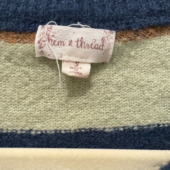Hem and Thread striped sweater woman’s S - Picture 6 of 6